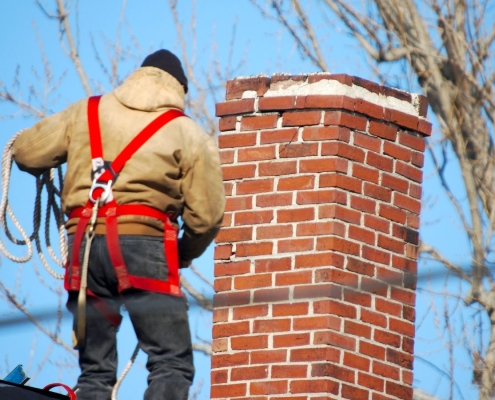 Chimneys in Detroit